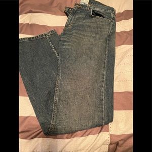 Low boot cut jeans 32x34 like new
